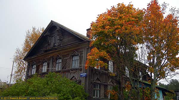 русский деревянный дом